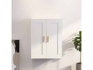 Étagère, armoire murale blanc 69,5x32,5x90 cm bois d'ingénierie cf40982