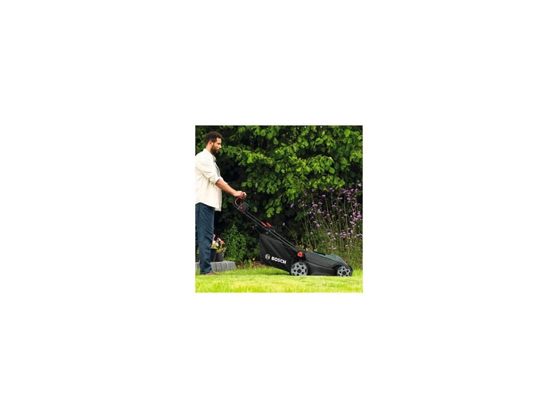  Tondeuse sans fil 18v 43 cm 3 en 1 avec 2 batteries 4ah et chargeur BOS4053423656527 - Conforama B