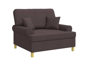 Fauteuil relax manuel VIDAXL  Tissu marron