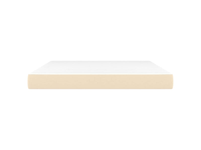  Matelas de lit à ressorts ensachés fermeté moyenne crème 160x200x20 cm tissu  - Conforama C