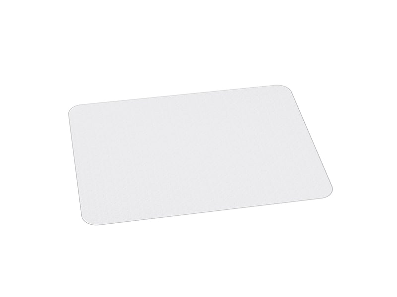 Tapis de protection de sol antidérapant, 1,5 mm d'épaisseur, 90 x 120 cm, transparent - Conforama B