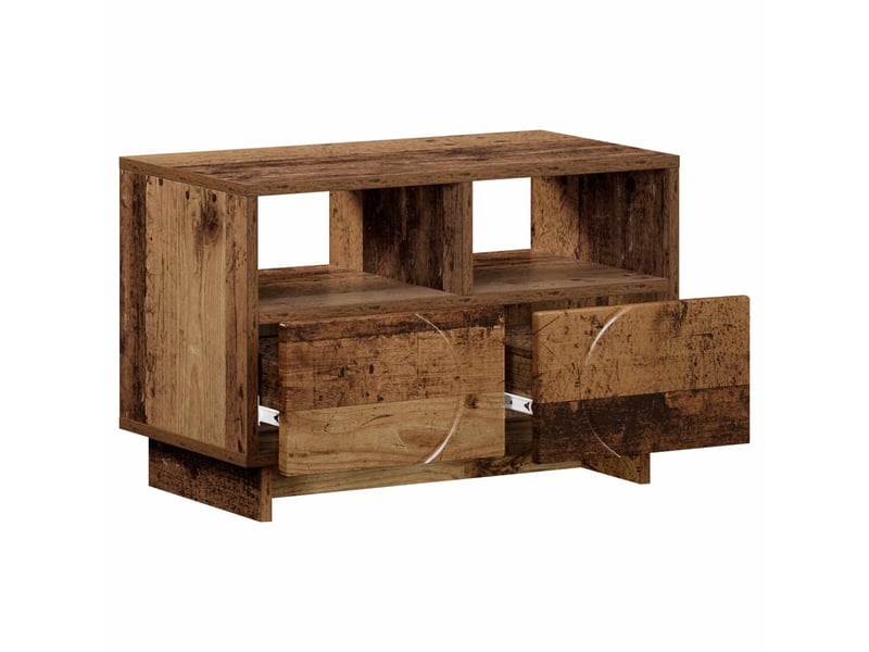  Meuble tv, banc tv 60x34,5x40 cm bois ancien bois d'ingénierie  - Conforama C