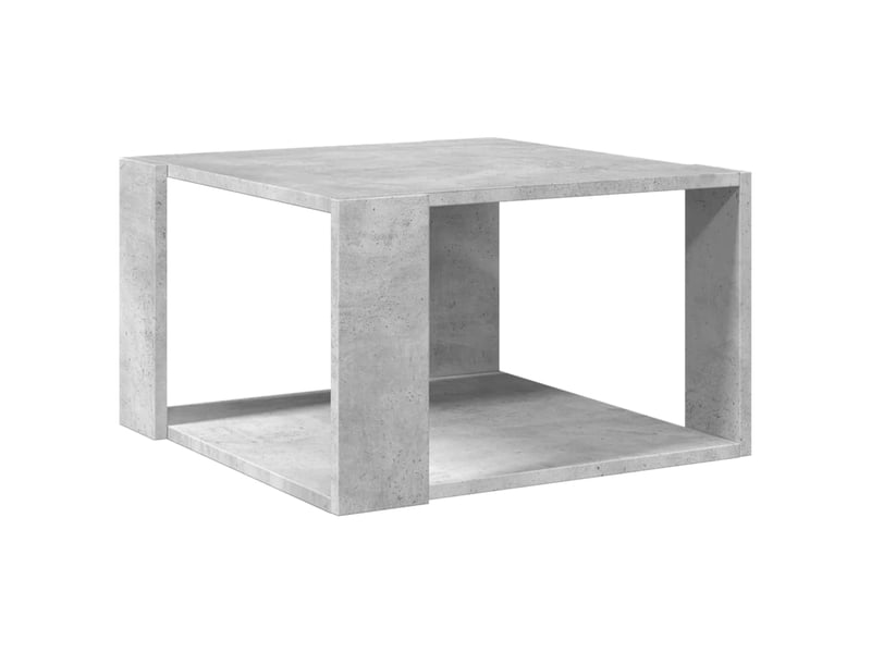  Table basse | table de salon gris béton 51,5x51,5x30 cm bois d'ingénierie  - Conforama A