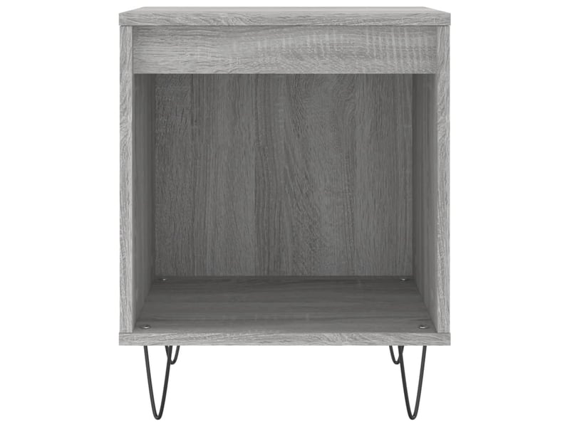  Table de chevet - cabinet de chevet - table de nuit sonoma gris 40x35x50 cm bois d’ingénierie  - Conforama C