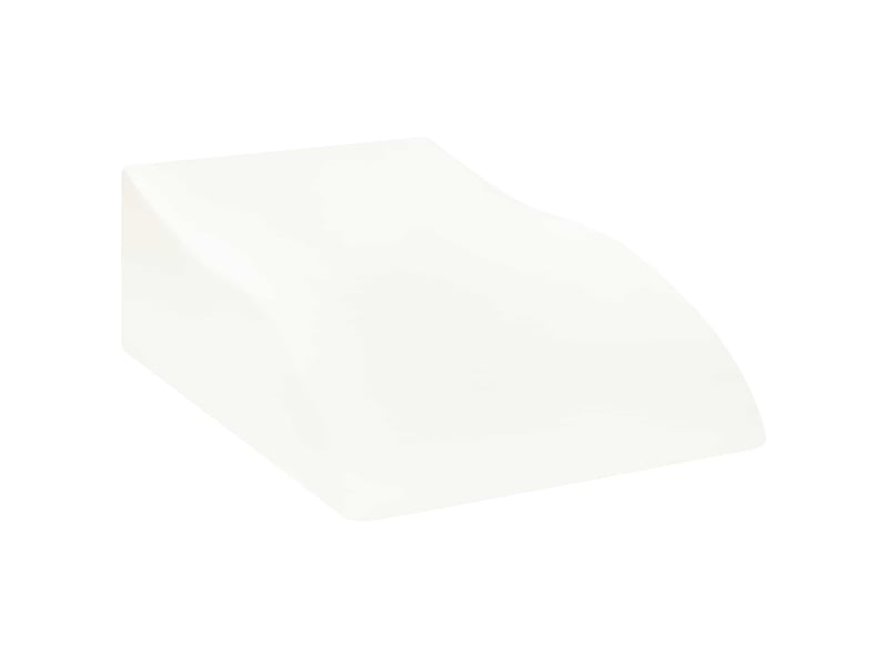 Coussin pour les jambes, oreiller 68 x 41 x 24 cm mousse pu blanc cf56589 - Conforama C