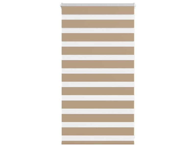  Store zèbre, store de fenêtre marron sable largeur du tissu 85,9 cm polyester cf48840  - Conforama B