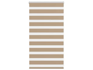 Store zèbre, store de fenêtre marron sable largeur du tissu 85,9 cm polyester cf48840
