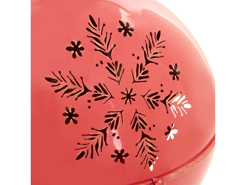  Grelot de noël en métal rouge d. 41 cm pour l'extérieur  - Conforama D