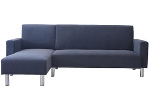 Canapé d'angle réversible fixe <strong>HABITAT ET JARDIN</strong> <strong></strong> 4 places Tissu Gris