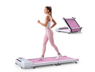 Tapis de marche pliable sous bureau 1-6 kmh avec télécommande homvra