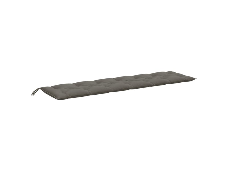  Lot de 2 coussins de banc de jardin, coussins d'assise gris foncé mélangé tissu cf58660  - Conforama E
