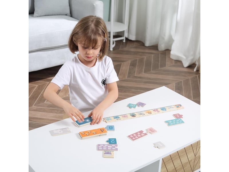  Puzzle en bois viga 44071 polarb - les nombres, 31 pièces 6971608440717 - Conforama D