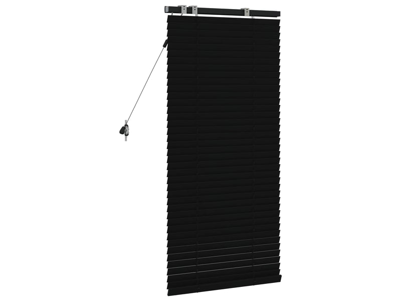  Store vénitien, store de fenêtre noir 60 x 130 cm 35 mm bois de paulownia massif cf48173  - Conforama D