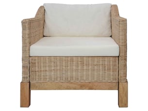 Fauteuil fixe  <strong></strong> Tissu marron