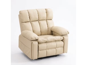 Fauteuil relax électrique  <strong></strong> Tissu beige