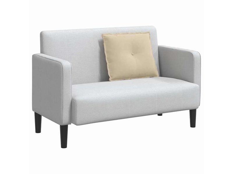 Coussin de dos, coussin de dossier crème 60 x 50 cm tissu en microfibre cf54635 - Conforama C