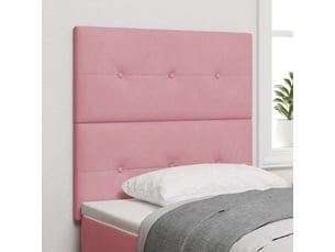 Tete de lit A poser largeur 90 cm rose