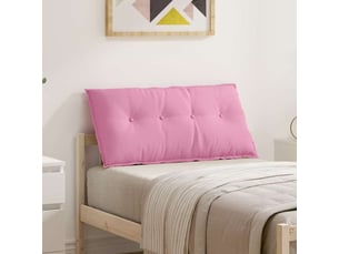 Coussin de dos, coussin de dossier rose 100 x 19 x 50 cm tissu cf54961