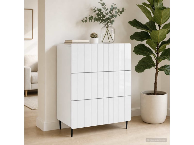  Armoire de rangement bureau, armoire à tiroirs 66 x 34,5 x 92 cm bois d'ingénierie shl8774  - Conforama D