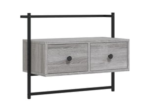 Meuble tv coloris gris 60.5 cm <strong></strong>  <strong></strong>