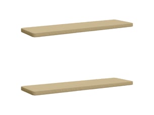 Lot de 2 coussins de banc, coussins d'assise vught 100 % polyester beige cf57791