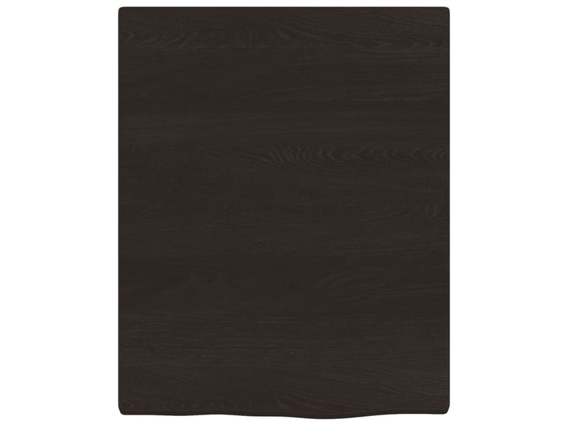  Comptoir de salle de bain, plan de travail marron foncé 40x50x2 cm bois traité cf65844  - Conforama C