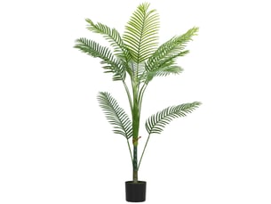 Plante artificielle de palmier areca d'intérieur de 150 cm de haut avec pot, décoration pour la maison et le bureau, verte