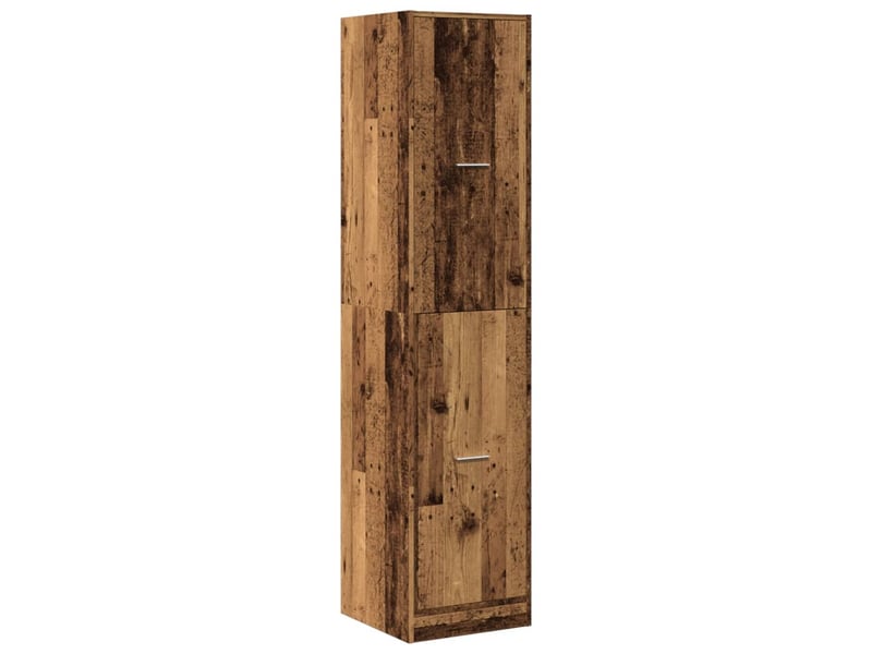  Meuble de rangement, armoire d'apothicaire vieux bois 40x41x174,5 cm bois ingénierie  - Conforama D