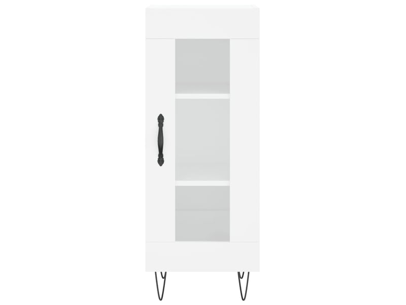  Buffet - bahut - meuble de rangement blanc 34,5x34x90 cm bois d'ingénierie  - Conforama E