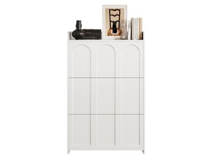 Meuble à chaussures 36 paire(s)  <strong>DZMDIP</strong>  <strong></strong> coloris blanc