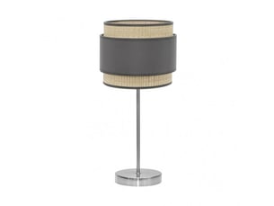 Lampe à poser fabrilamp kandy naturelgris 1 x e27 67 x 30 x 30 cm