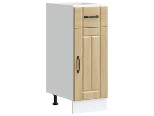 Meuble de rangement, armoire de cuisine lucca chêne sonoma bois ingénierie shl9573
