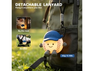 Veilleuse led ballon de baseball rgb pour enfants, lampe tactile rechargeable usb en silicone, intensité réglable pour chambre