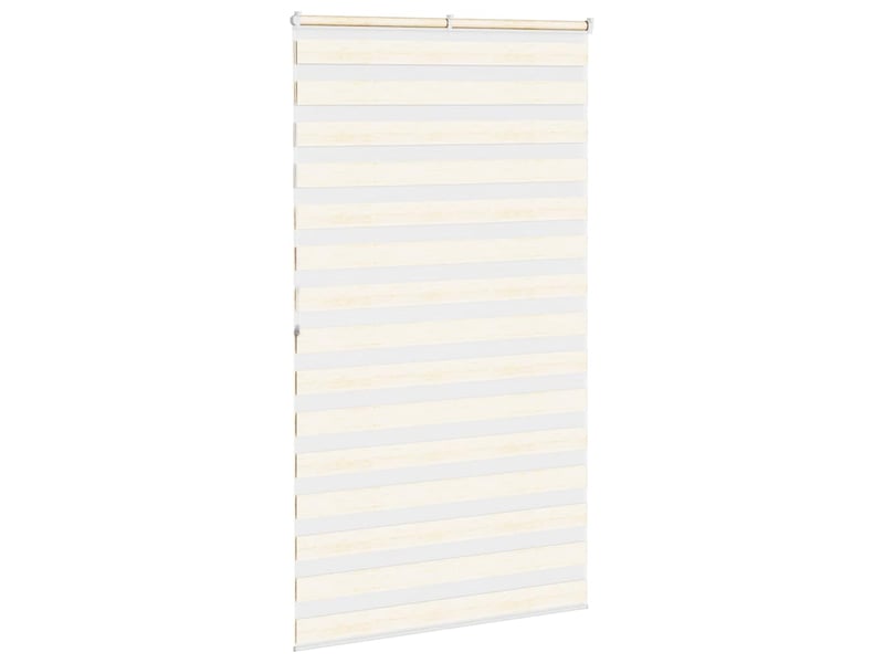 Store zèbre, store de fenêtre beige marbré largeur du tissu 125,9 cm polyester cf48263 - Conforama D