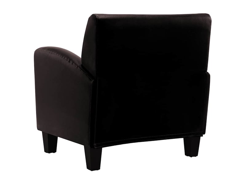  Chaise de bureau, chaise de canapé marron foncé similicuir  - Conforama E