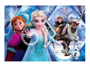 Puzzle clementoni 25045 super color la reine des neiges - 104 pièces