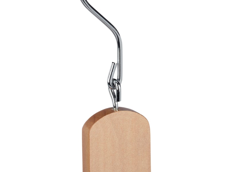  Lot de 2 cintres multiples flexibles pour vêtements rangement vertical horizontal 49 x 42,5 x 2,5 cm en bois de lotus naturel 13_0005673  - Conforama D