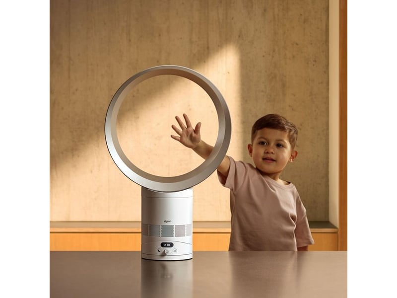  Ventilateur sans pales 30w am12 cool cf1 10 vitesses blanc oscillation 70° 602807-01 - Conforama C