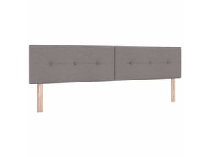 Tete de lit A poser largeur 200 cm taupe