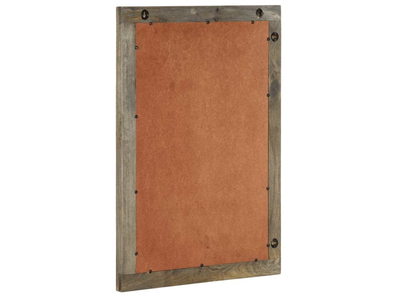  Miroir de salle de bain, miroir de toilette 50x2,5x70 cm bois de manguier massif cf62484  - Conforama C