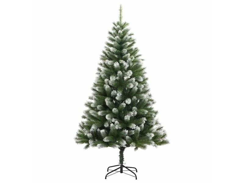  Sapin de noël, arbre de noël artificiel avec neige artificielle 300 led shl2867  - Conforama E