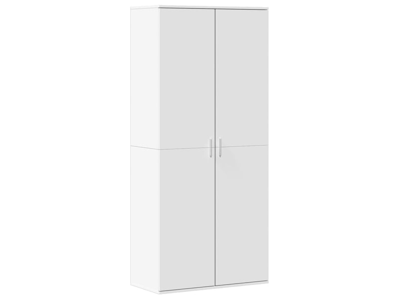  Meuble à chaussure | armoire à chaussures blanc 80x39x178 cm bois d'ingénierie  - Conforama A