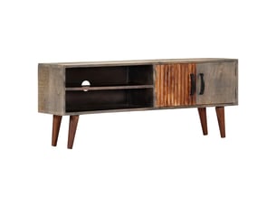 Meuble tv coloris gris 130 cm <strong></strong>  <strong></strong>