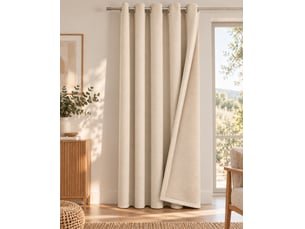Rideau occultant phonique et thermique 140 x 240 cm osiris sable