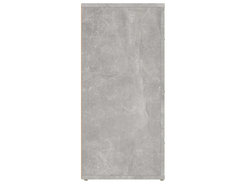  Buffet - bahut - meuble de rangement gris béton 40x33x70 cm bois d'ingénierie  - Conforama E