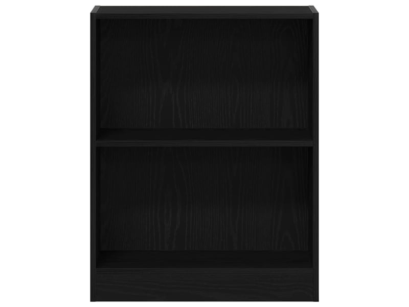  Bibliothèque, armoire à livres 60 x 24 x 76 cm bois d'ingénierie chêne noir  - Conforama E