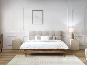 Lit 2 places 160x200 cm BOBOCHIC KUMO coloris gris