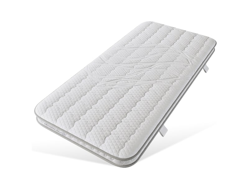 Matelas hybride modenvie 90 x 190 cm 7 zones h3 avec ressorts ensachés et mousse froide - Conforama A
