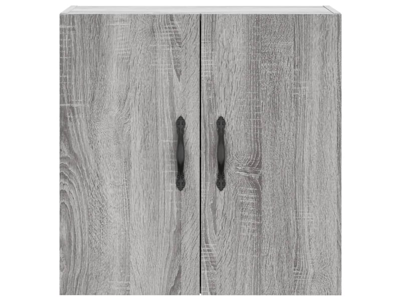  Armoire murale salon, meuble de rangement sonoma gris 60x31x60cm bois d'ingénierie shl6254  - Conforama E