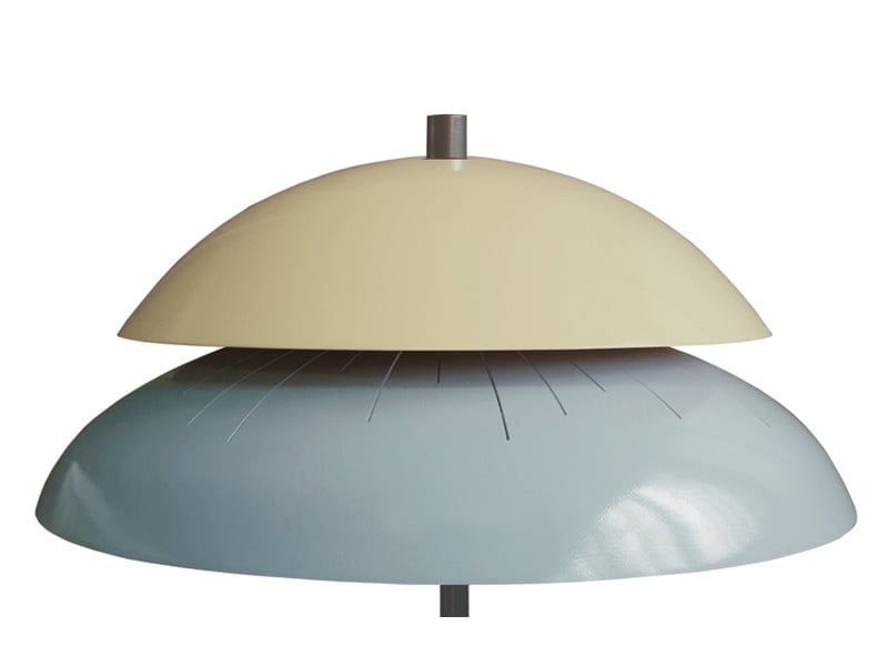  Lampe a poser bois métal colonne milano blanc noir d40 cm 66670 - Conforama D